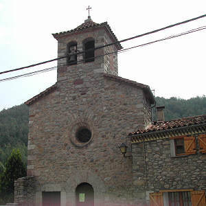 Iglesia de un pueblo de Girona