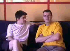 Mariano y Gorka, guionistas de "Superlópez"