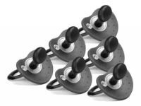 Réplica exacta de los 6 Chupetes Negros