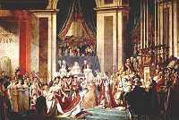 "La coronaci�n de Napole�n", Jacques Louis David